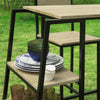 SoBuy Tavolo con 2 sedie 110x45x100cm OGT16-N