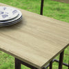 SoBuy Tavolo con 2 sedie 110x45x100cm OGT16-N