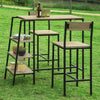 SoBuy Tavolo con 2 sedie 110x45x100cm OGT16-N