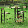 SoBuy Tavolo con 2 sedie 110x45x100cm OGT16-N