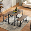 SoBuy Tavolo con 2 panche 110x58x74cm OGT25-N