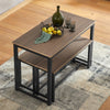 SoBuy Tavolo con 2 panche 110x58x74cm OGT25-N