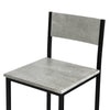 SoBuy Tavolo con 2 sedie 60x60x97cm OGT27-HG