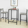 SoBuy Tavolo con 2 sedie 60x60x97cm OGT27-HG