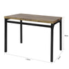 SoBuy Tavolo con 4 sedie 110x70x76cm OGT28-N-FST72-Nx4