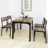 SoBuy Tavolo con 4 sedie 110x70x76cm OGT28-N-FST72-Nx4