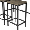 SoBuy Tavolo con 2 sgabelli 121x46x97cm OGT30-N