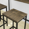 SoBuy Tavolo con 2 sgabelli 121x46x97cm OGT30-N