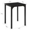 SoBuy Tavolino in metallo e vetro 60x60x75cm OGT38-K-SCH