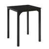 SoBuy Tavolino in metallo e vetro 60x60x75cm OGT38-K-SCH