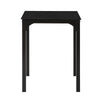 SoBuy Tavolino in metallo e vetro 60x60x75cm OGT38-K-SCH