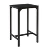 SoBuy Tavolino in metallo e vetro 60x60x100cm OGT38-SCH