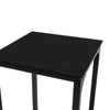 SoBuy Tavolino in metallo e vetro 60x60x100cm OGT38-SCH