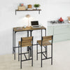 SoBuy Tavolo con 2 sedie 80x60x101cm OGT42-F