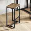 SoBuy Tavolo con 2 sgabelli 110x61x97cm OGT43-F