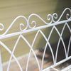 SoBuy Panca da giardino in metallo 104x55x95cm OGT45-W
