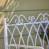 SoBuy Panca da giardino in metallo 104x55x95cm OGT45-W