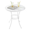SoBuy Tavolino da giardino in metallo ?70xA72cm OGT46-W