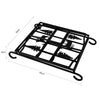 SoBuy Legnaia Portalegna in ferro 57x32x36cm SDA05-SCH