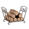 SoBuy Legnaia Portalegna in ferro 57x32x36cm SDA05-SCH
