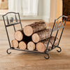 SoBuy Legnaia Portalegna in ferro 57x32x36cm SDA05-SCH