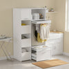 SoBuy BZR230-W Mobile lavatrice bianco salvaspazio (immagine 11/12)