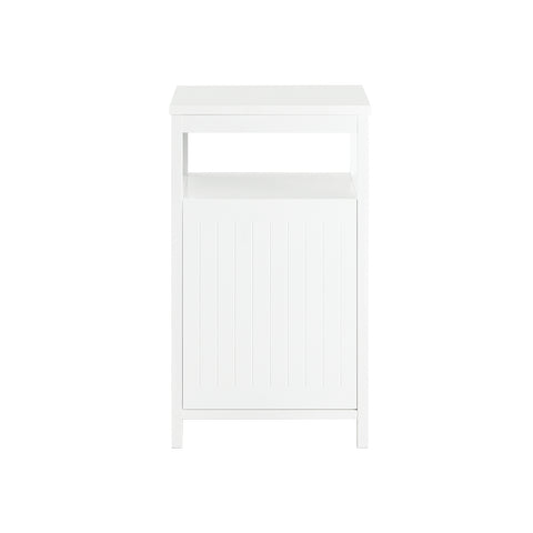 Sobuy нощно шкафче малка спалня маса от бял диван 35x40x60.5cm FBT117-W