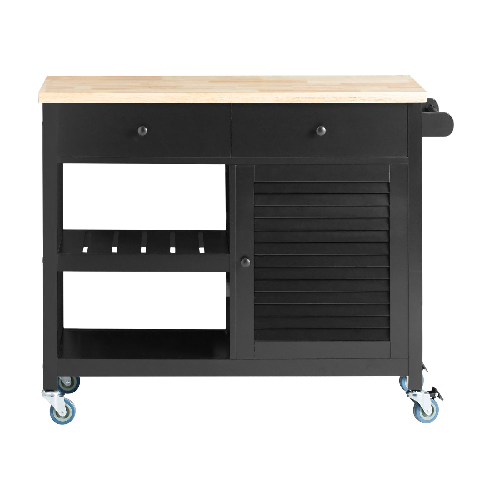 SoBuy Carrello Cucina Credenza Cucina Mobile Cucina Bianco con Route  FKW101-WN