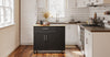 SoBuy FKW133-SCH, Carrello cucina con ruote bloccabili e 3 ripiani 99x40x84,3 cm | Mobile cucina con ampio piano in legno, portata 75 kg, cassetto e mobiletto a 2 ante, MDF/PB, per la cucina