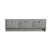 SoBuy Appendiabiti pensile da parete 100x20x31cm FRG282-HG