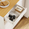 SoBuy FSB111-WN Mobile da Cucina Salvaspazio con 3 Cassetti e Ante Ribaltabili (immagine 5/12)