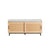 SoBuy Panca scarpiera con ante scorrevoli 110x40x49cm FSR154-N