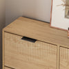 SoBuy FSR214-N Schuhregal für den Eingangsbereich – platzsparendes, schlankes Schuhregal aus Holz, großes Fassungsvermögen für Schuhe bis Größe 47, modernes nordisches Design, ideal für Flur, Eingangsbereich, Familie, 100 x 24 x 83 cm