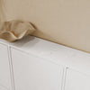 SoBuy FSR231-W Scarpiera Salvaspazio con 2 Ante, 10 Ripiani Inclinati, Bianco - immagine 10/12