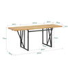 SoBuy Thekentisch 120x63x95cm FWT98-PF
