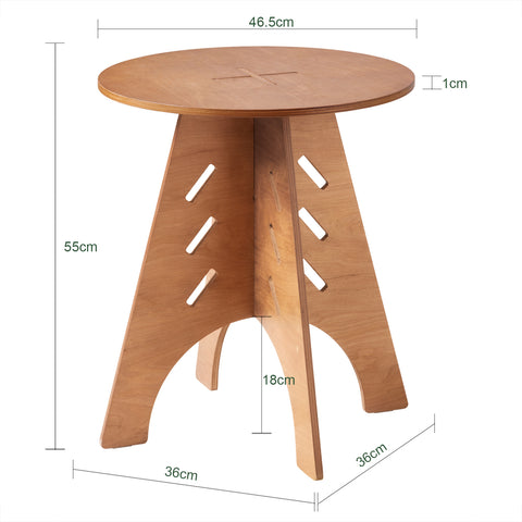 Tavolino da Salotto φ46.5x54.5cm HFBT01-BR