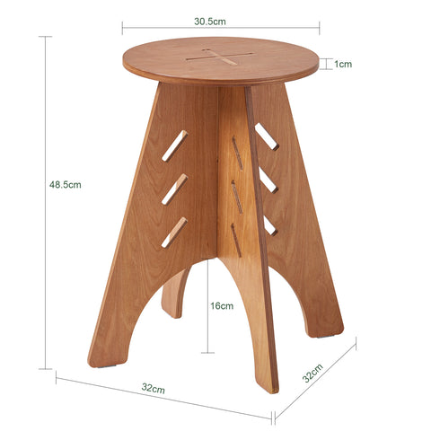 Tavolino da salotto φ30.5x54.5cm HFBT01-K-BR