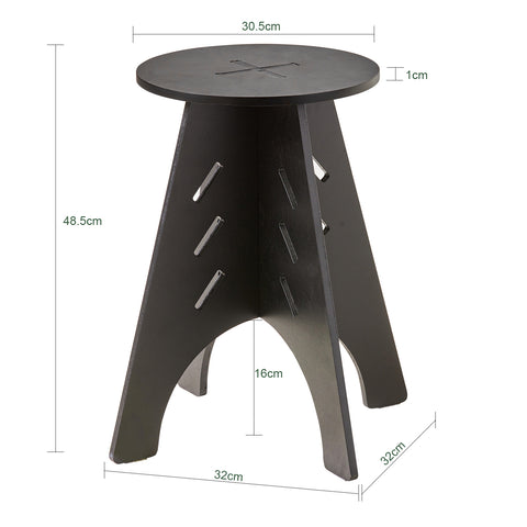 Tavolino da salotto φ30.5x54.5cm HFBT01-K-SCH