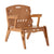 SoBuy Sedia 72x55x35cm HFST02-BR