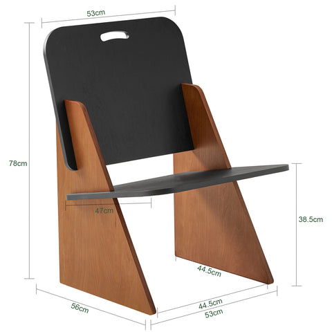 Sobuy кухненски стол с задния стол бар Estia MIMINELIST Stool Stool 45x53x77.5cm HFST03-SH