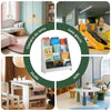 SoBuy KMB32-W Libreria Montessoriana per Bambini Scaffale Portagiochi Libreria da Terra Portariviste con 4 scomparti Porta Giochi Bambini Contenitori Bianco 80x30x88 cm