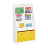 SoBuy Libreria per bambini con 2 scatole Scaffale portaoggetti per bambini Mobili per camerette per bambini Bianco 60x25x110 cm KMB69-W