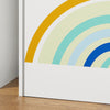 SoBuy Scatola giocattolo per bambini Contenitore portagiochi Scatola porta giochi con coperchio Bianco+Arcobaleno 62x40x44cm KMB70-W