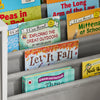 SoBuy Libreria per bambini Scaffale per bambini con scatole Scaffale per giocattoli Mobili per camerette Bianco 80x30x61cm KMB76-W