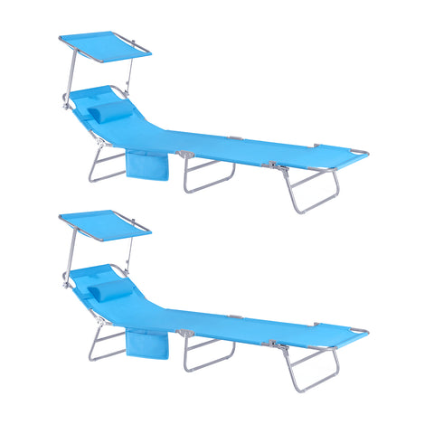 Sobuy 2 x Сгъваема възглавница възглавница и регулируем покрив 4 ъгли за повторно обединяване със син организатор, OGS48-BX2