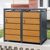 SoBuy OGS64-N Armadio porta bidoni da esterno (immagine 2/12)