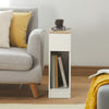 SoBuy Comodino con cassetto per letto a molle 20x60x35 cm, Bianco FBT111-WN