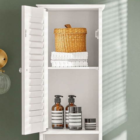 Sobuy баня шкаф колона за баня баня баня с FRG236-W чекмеджета
