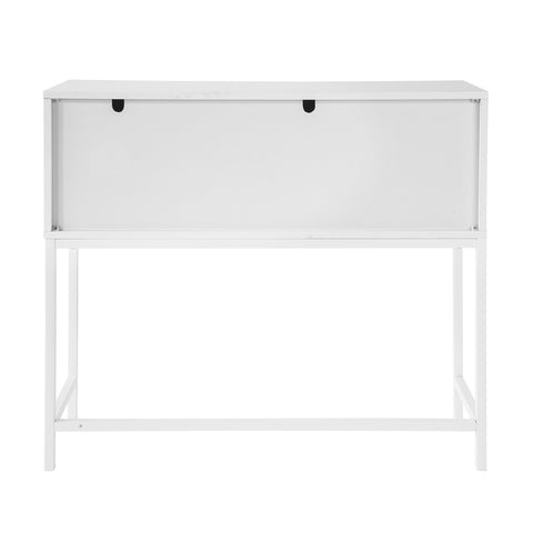 Шкаф за приемане на Sobuy с 1 голям гардероб Спестяване L92*P30*A80 cm, бял FSB21-W