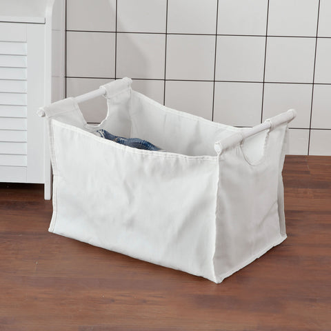 Sobuy portabianchery casta мръсна кошница за дрехи бяло бельо със седалка FSR40-W